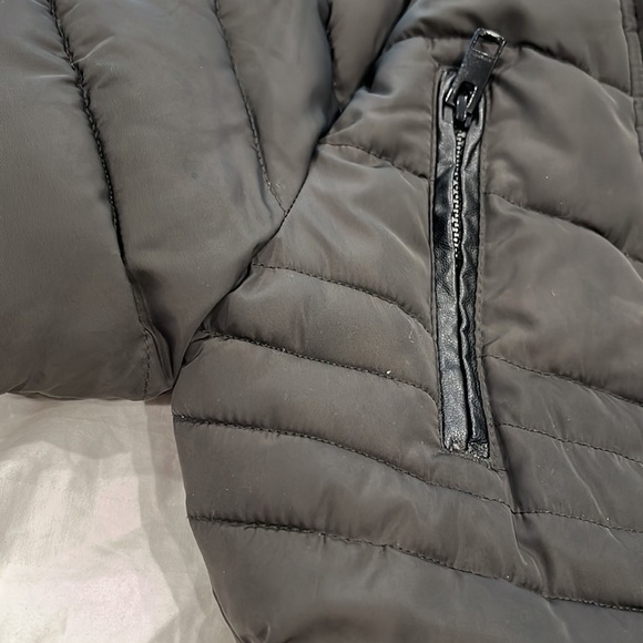 Diesel kids puffer jacket dark hunter green removable hood pockets button&zip 8 - Picture 13 of 16